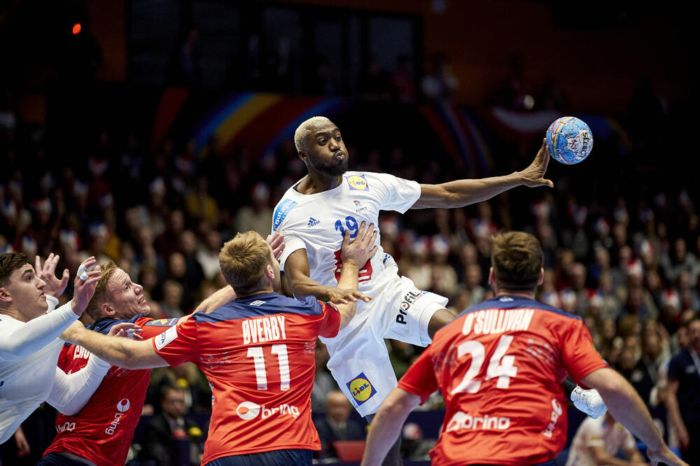 Sa meča Francuska - Norveška na EP, Foto: AP