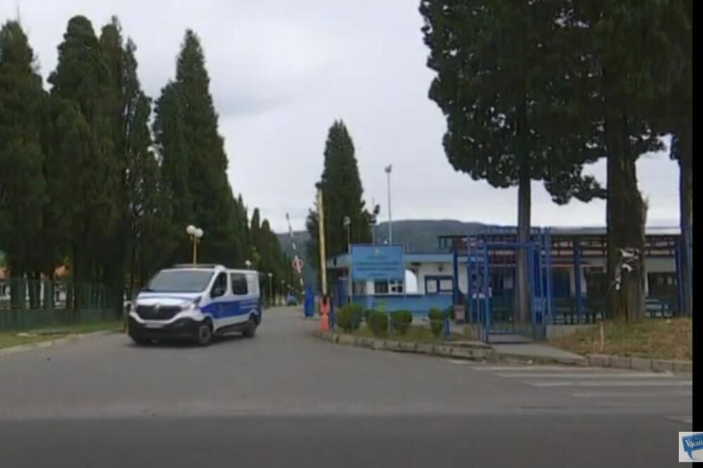 Detalj ispred zatvora u Spužu, Foto: Screenshot/TV Vijesti
