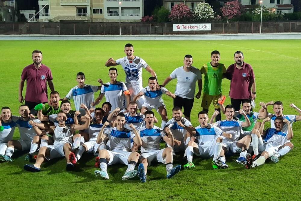 Omladinci Koma "protutnjali" kroz plej-of, Foto: FK Kom