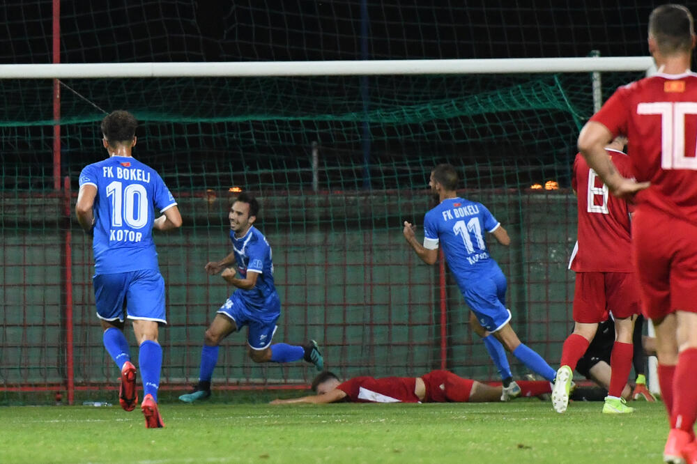 Slavlje nakon gola Boškovića, Foto: Savo Prelević