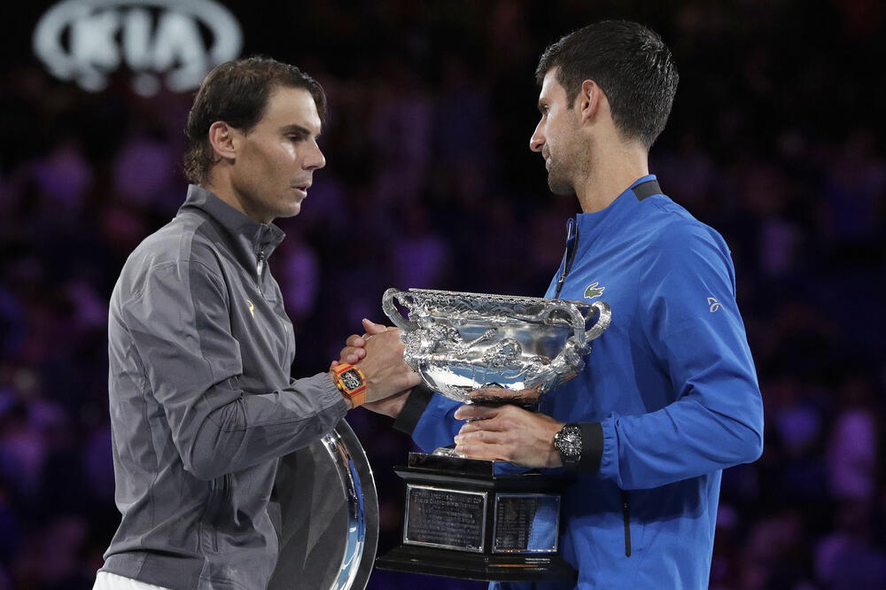 Đoković i Nadal, Foto: AP