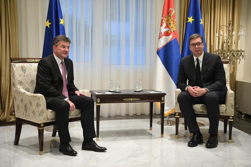 Lajčak i Vučić u junu u Beogradu, Foto: Betaphoto