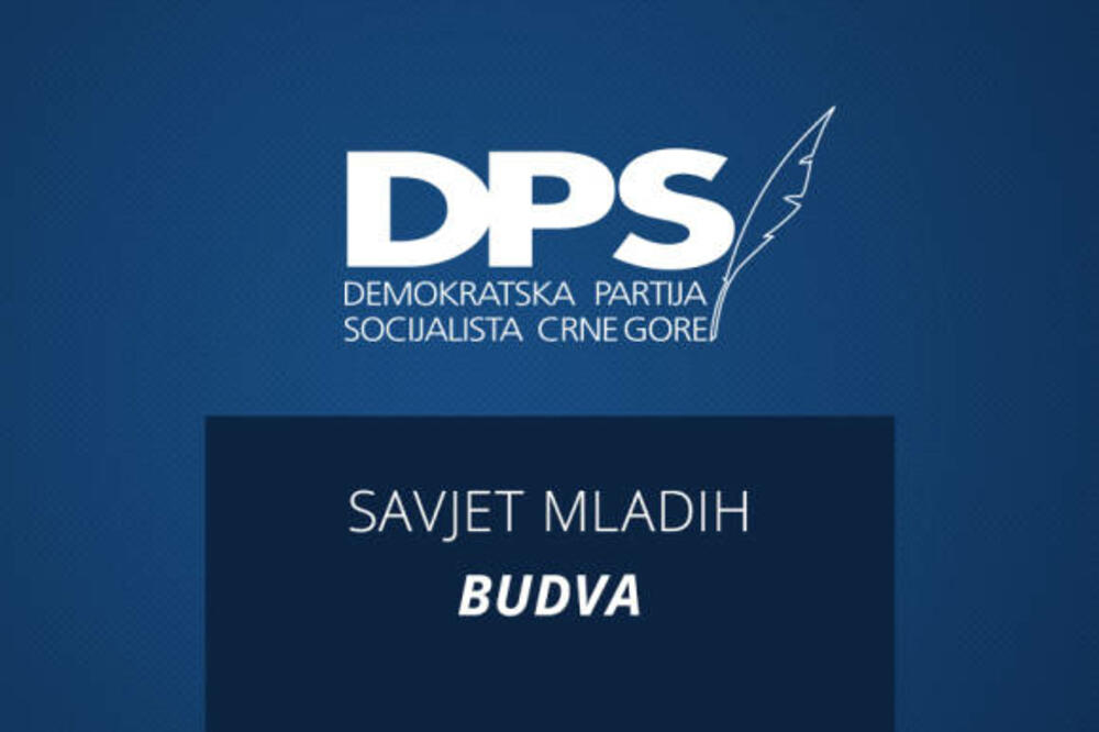Logo Savjeta mladih DPS Budva, Foto: DPS Budva