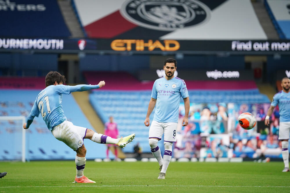 Silva je postigao evrogol iz slobodnog udarca, Foto: REUTERS