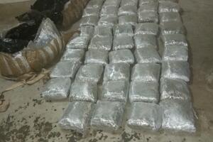 The border police of Montenegro found about 54 kg of marijuana