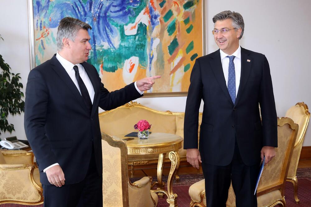 Milanović i Plenković, Foto: BETAPHOTO