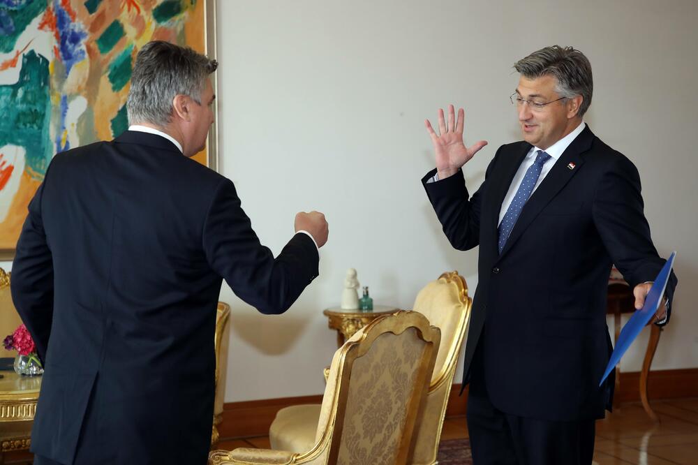 Milanović i Plenković, Foto: Beta/AP