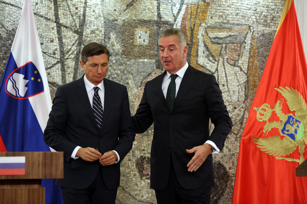Pahor i Đukanović, Foto: Filip Roganović