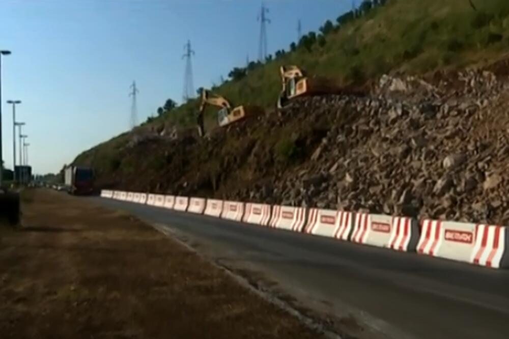 U toku izgradnja bulevara prema Danilovgradu, Foto: Printscreen/YouTube/TV Vijesti