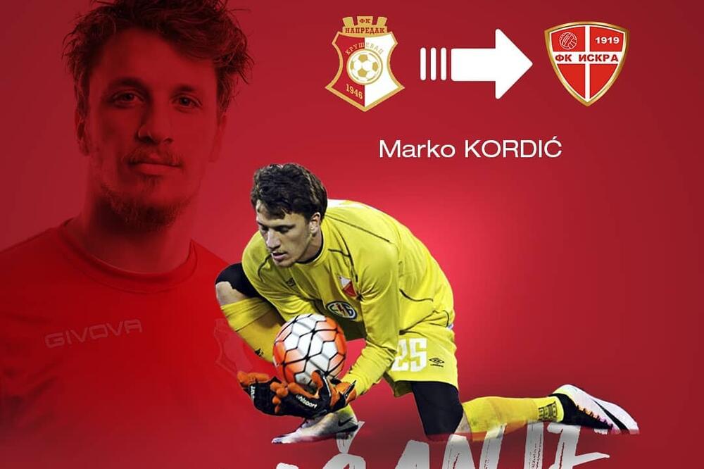 Kordić prvo pojačanje Iskre, Foto: Facebook