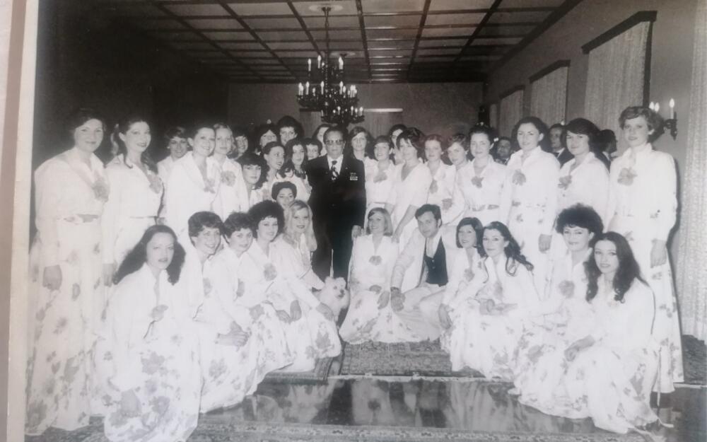 Kolegijum muzikum na prijemu kod Tita