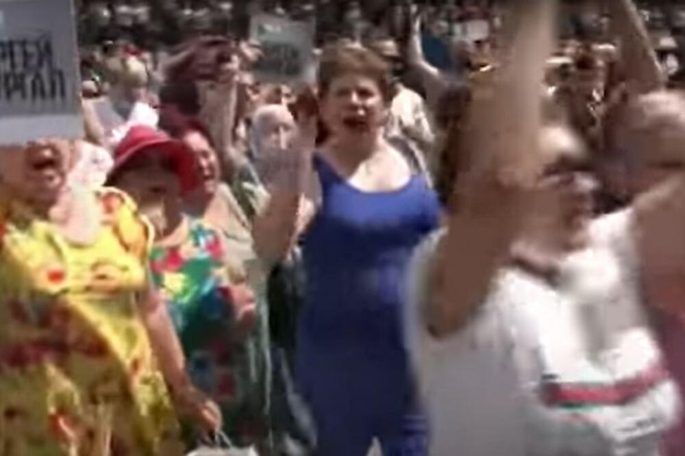 Sa protesta, Foto: Printscreen YouTube