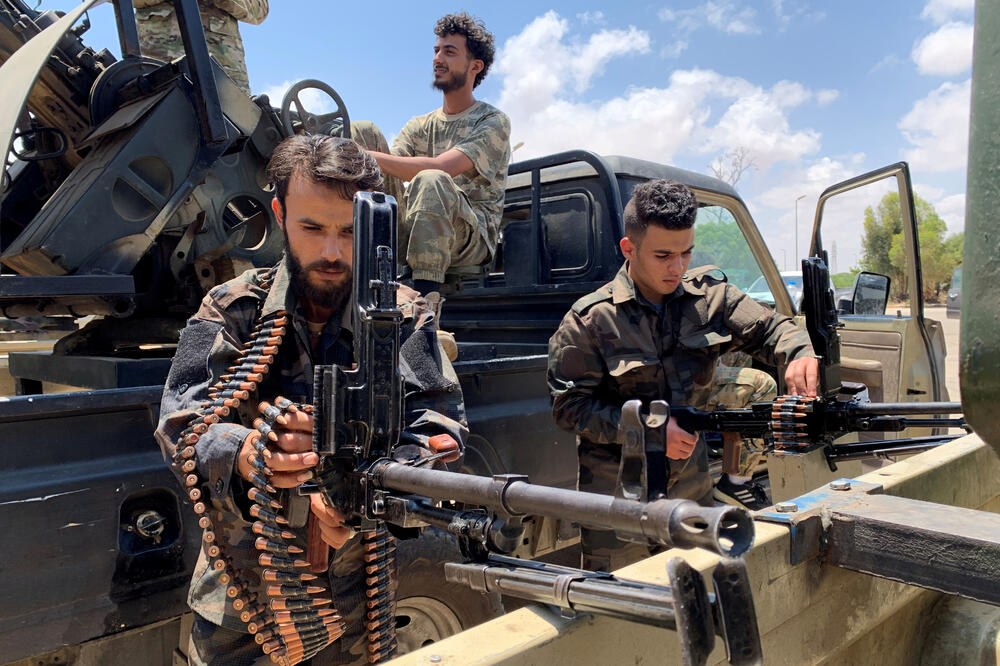 Saradžovi borci u Libiji, Foto: Reuters