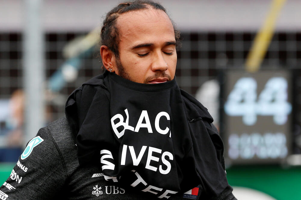 Hamilton je slavio rekordni osmi put na Hungaroringu, Foto: REUTERS