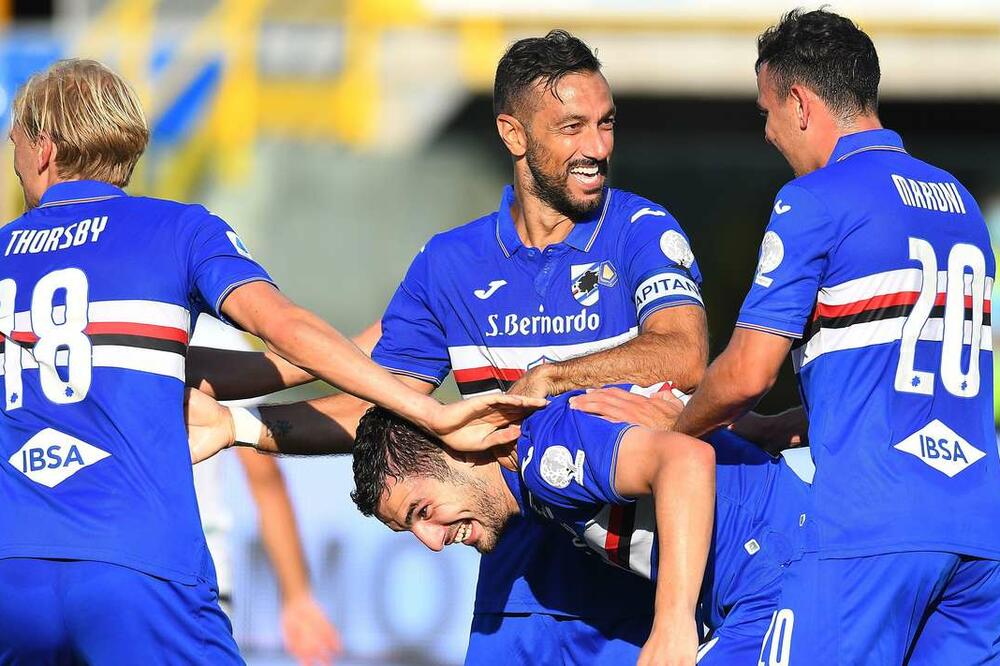 Veteran Kvaljarela asistira i pogađa za spas Sampe, Foto: Flashscore.com