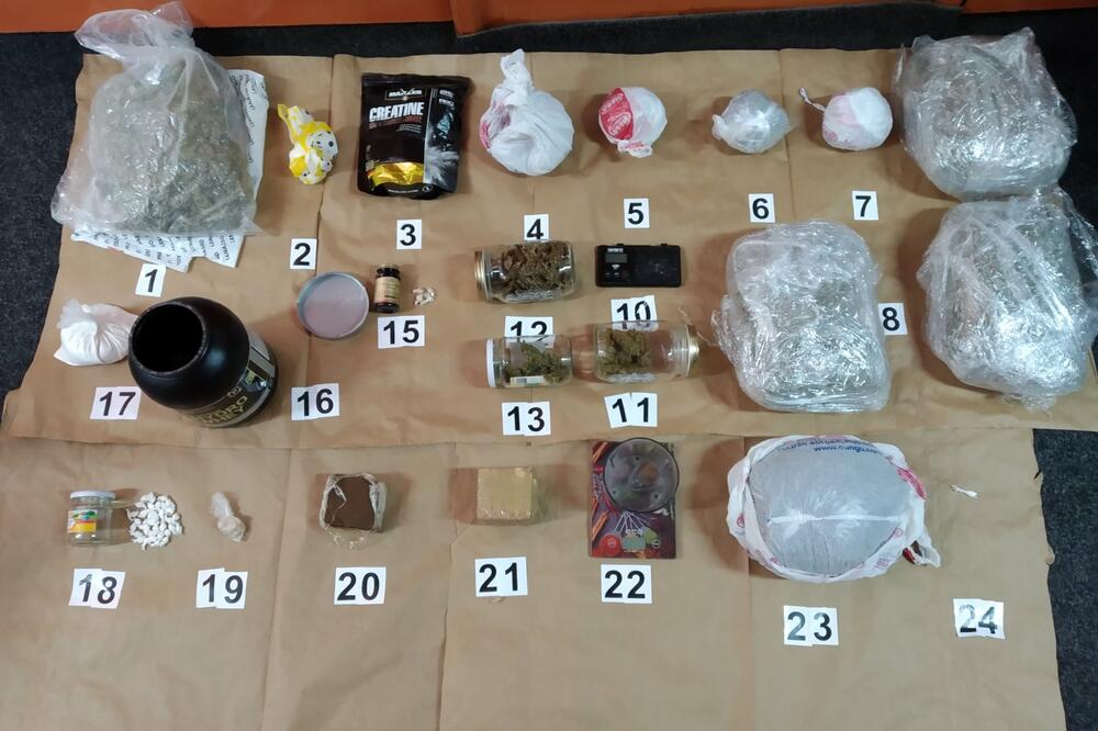 Pronađeni narkotici, Foto: Twitter