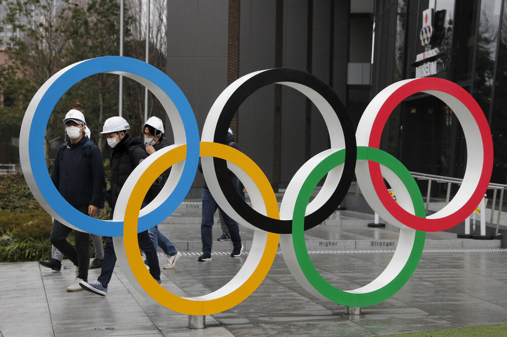 Olimpijski krugovi u Tokiju, Foto: AP