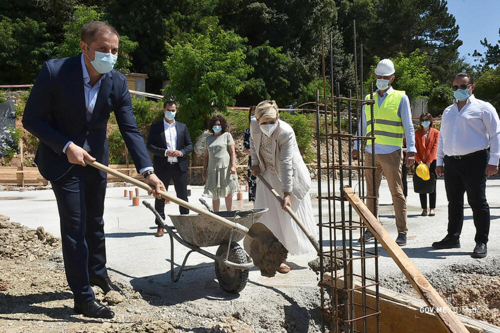 Sa polaganja kamena temeljca, Foto: gov.me