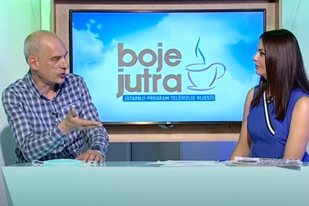 Brković u "Bojama jutra", Foto: Screenshot/TV Vijesti