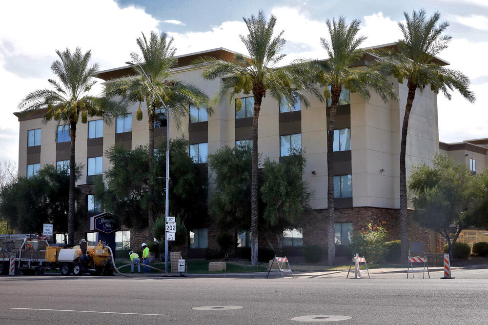 Jedan od hotela u SAD gdje drže migrante, Foto: Beta/AP