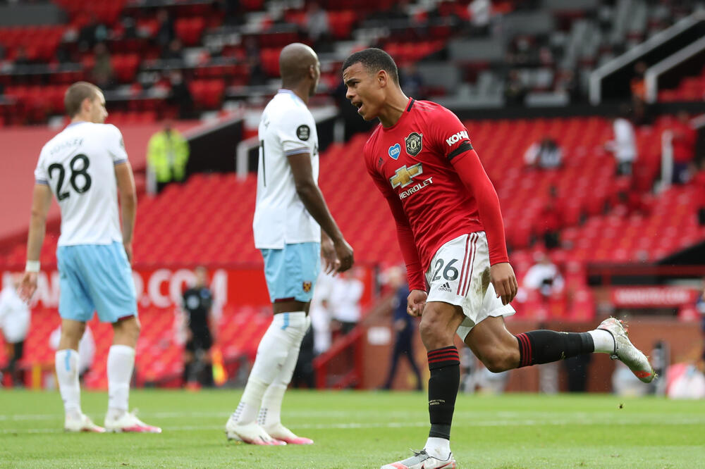 Mejson Grinvud slavi gol, Foto: reuters