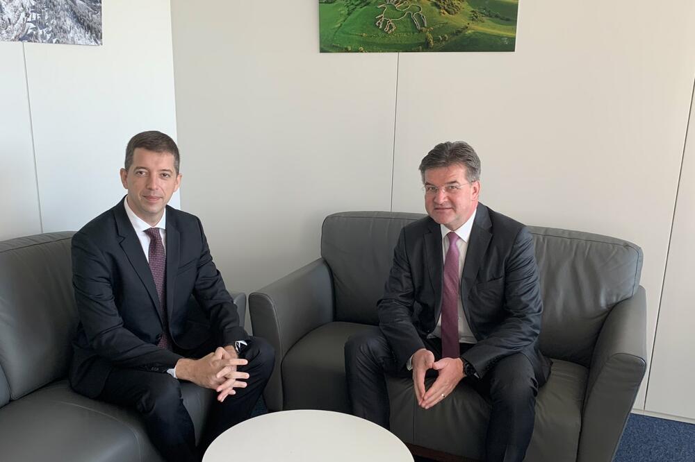 Đurić i Lajčak, Foto: Twitter