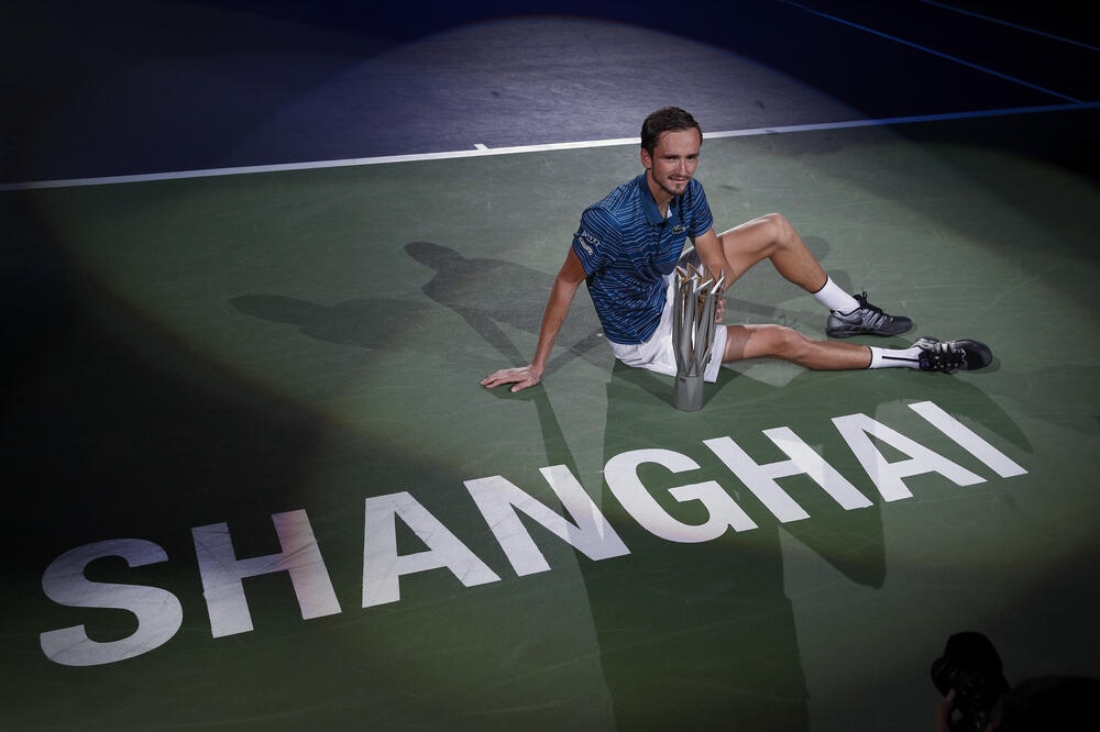 Danil Medvedev, osvajač Mastersa u Šangaju 2019., Foto: AP
