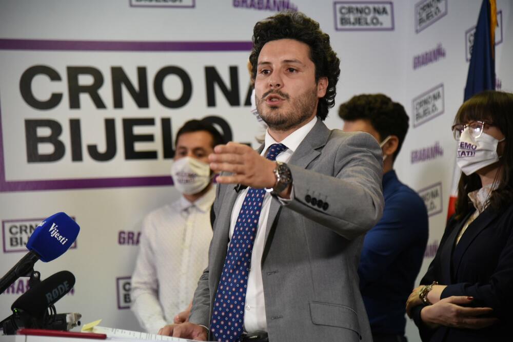 Abazović na daanšnjoj kondferenciji, Foto: Savo Prelević