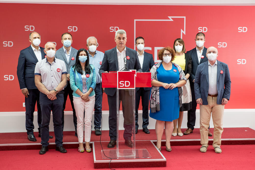 Brajjović prvi na listi, Foto: Socijaldemokrate