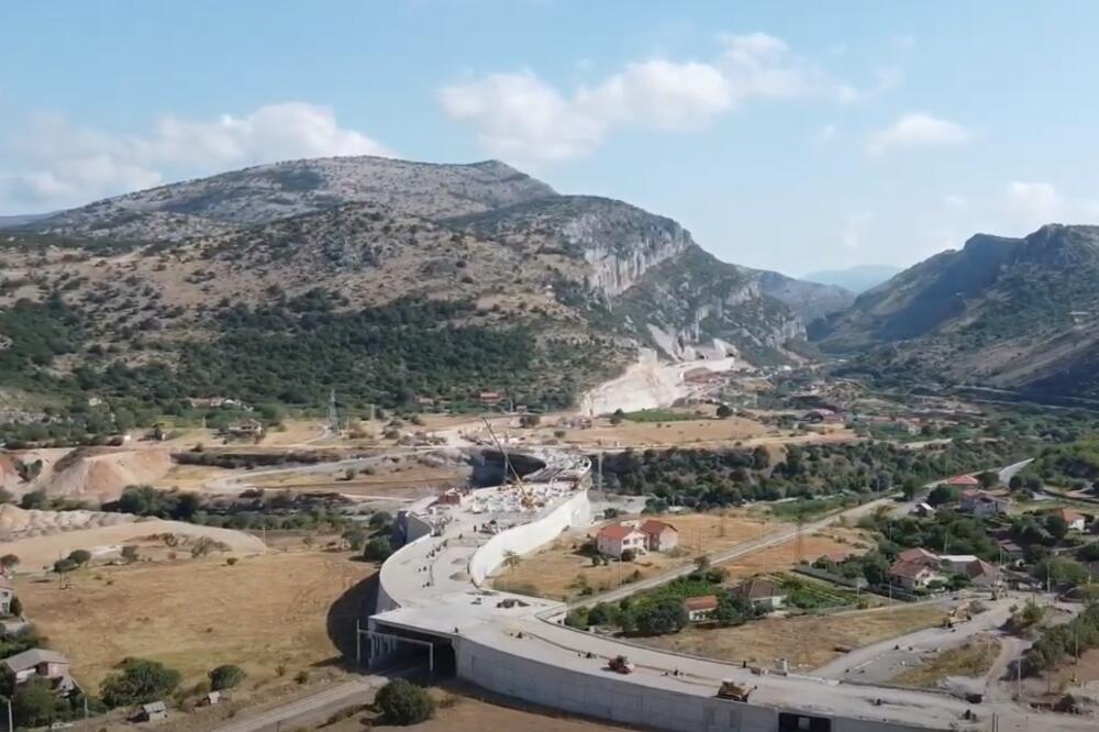 Most na Zlatici snimljen dronom, Foto: Printscreen