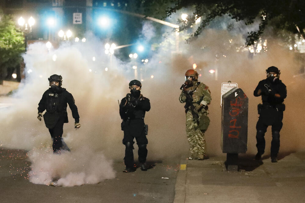 Federalni agenti na ulicama Portlanda, Foto: AP