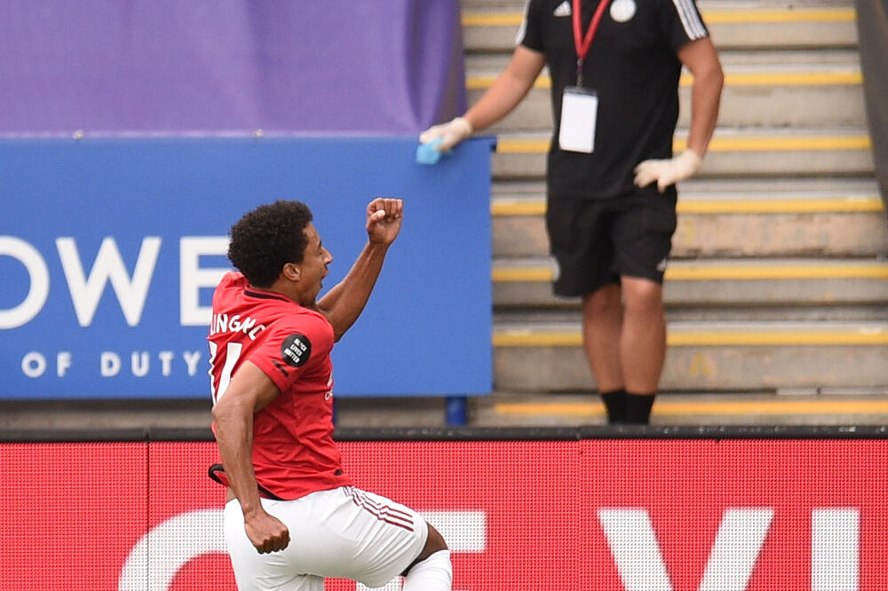 Džesi Lintgard slavi gol u Lesteru, Foto: REUTERS