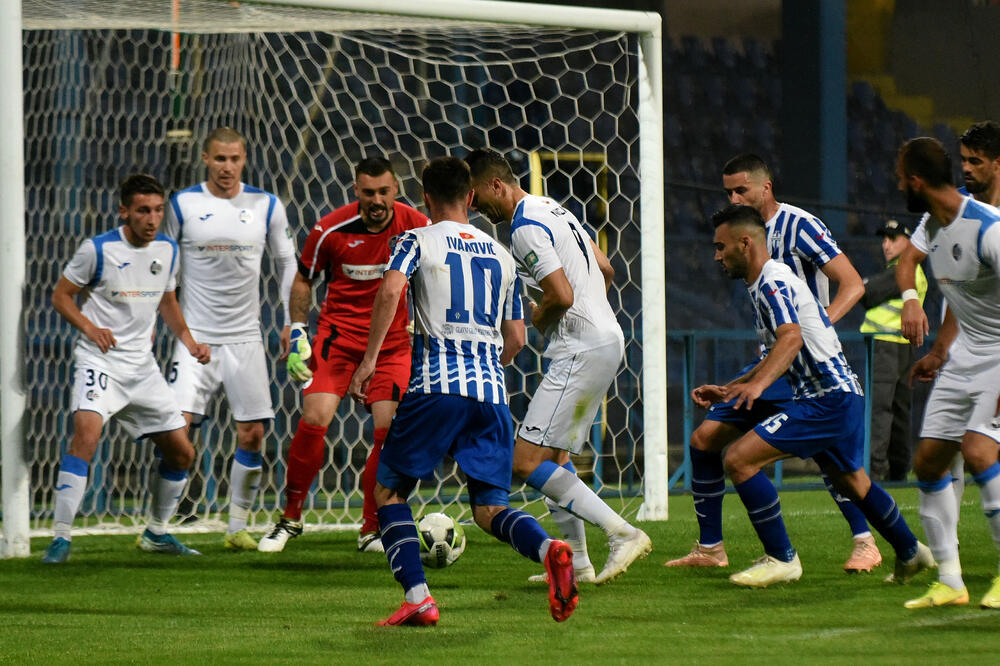 Sa meča Budućnost - Sutjeska, Foto: Boris Pejović