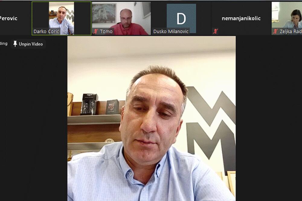 Sa online sjednice, Foto: PKCG