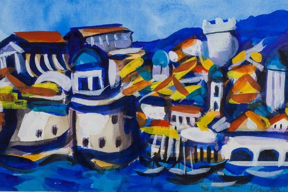 Slika Eda Murtića, Foto: Twitter.com