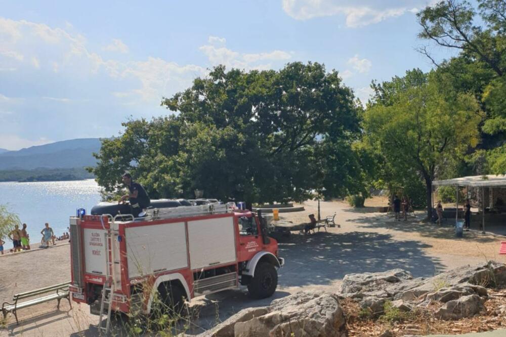 Jezero Krupac neposredno nakon utpanja mladića, Foto: Svetlana Mandić
