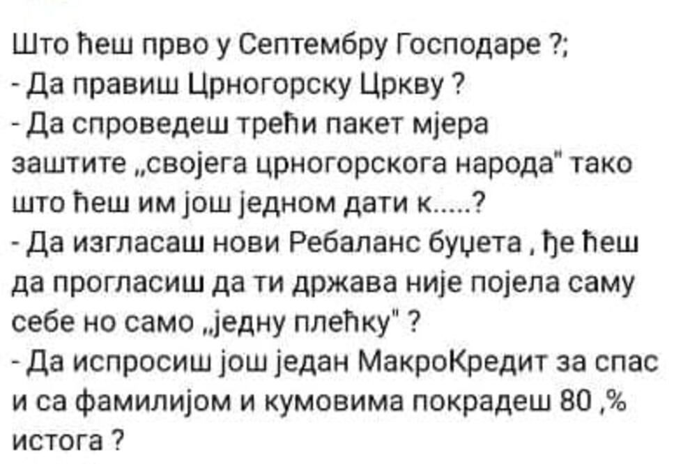 Sporna objava, Foto: Fejsbuk