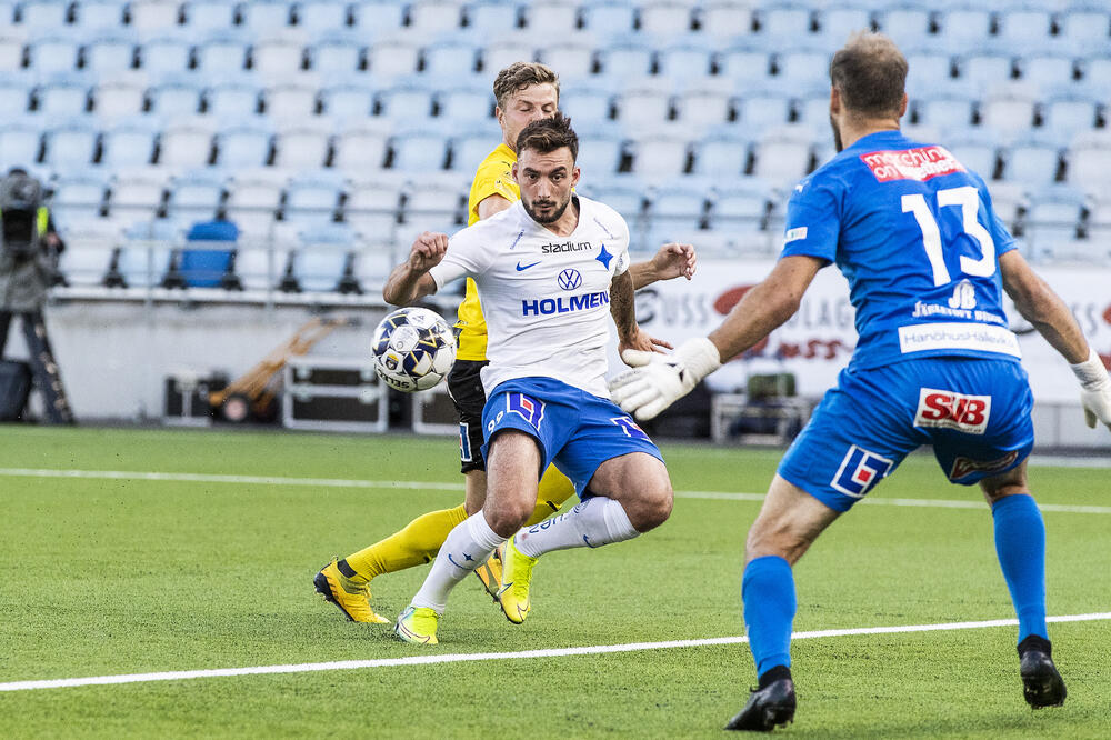 Hakšabanović postiže gol za Norčeping, Foto: IFK Norrkoping