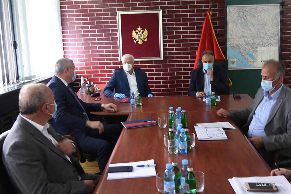 Marković na sastanku sa opštinskim predstavnicima Žabljaka, Foto: Gov.me