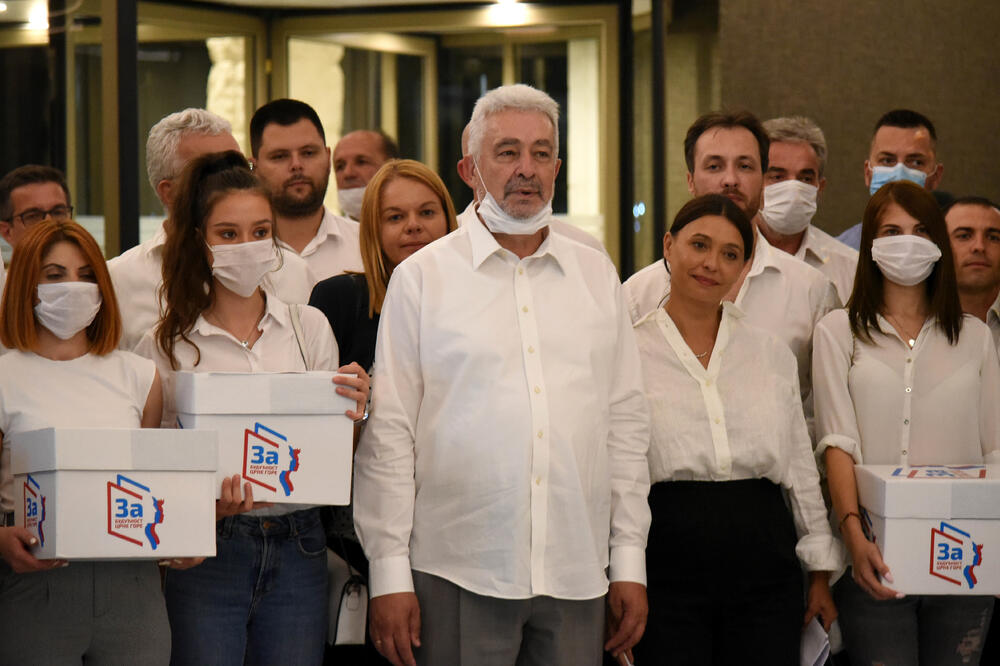 Koalicija "Za budućnost Crne Gore", Foto: Boris Pejović