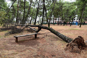 Oluja u Podgorici pričinila veliku štetu: "Od vode se nismo mogli...