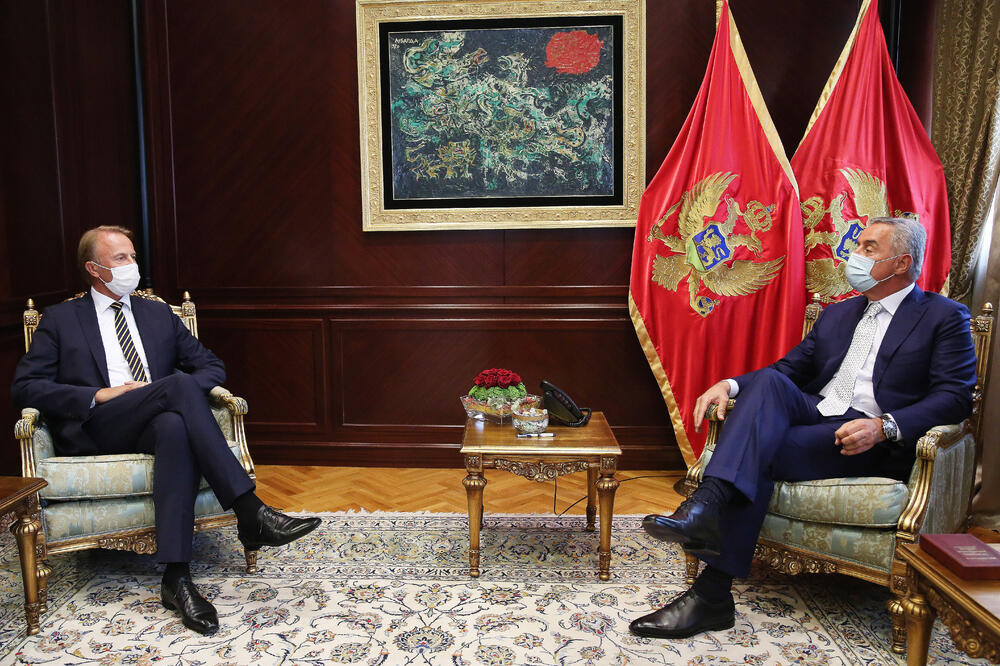 Orav i Đukanović, Foto: Služba za informisanje Predsjednika Crne Gore