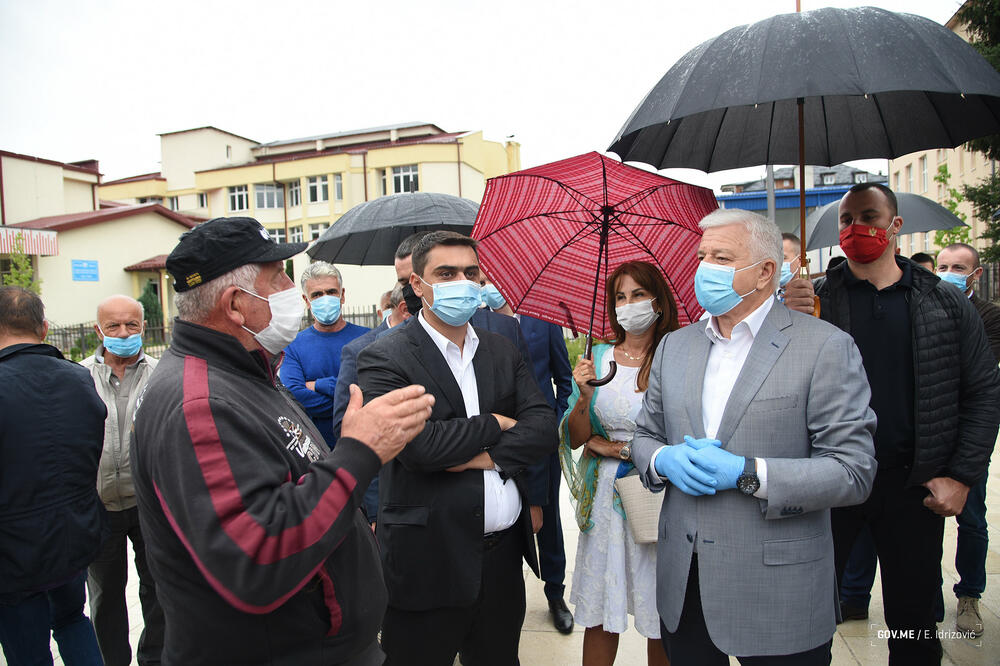 Marković danas u Plavu, Foto: Twitter/gov.me