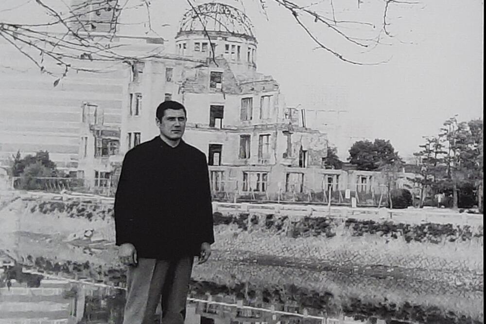 Ognjenović u Hirošimi, Foto: Privatna arhiva