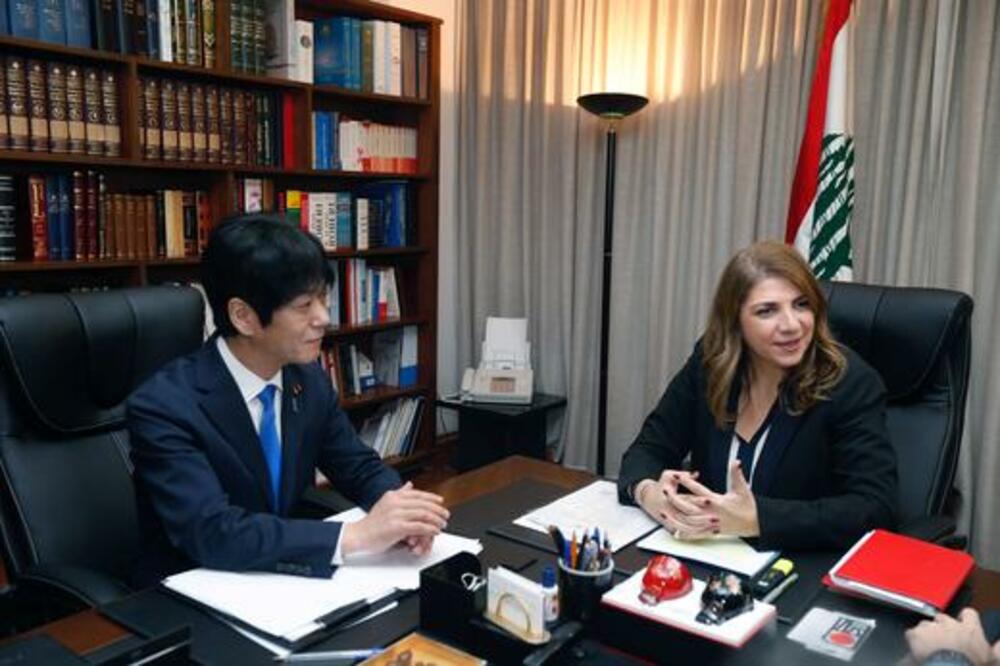 Klaud Najm na sastanku sa japanskim zvaničnikom, Foto: Rojters