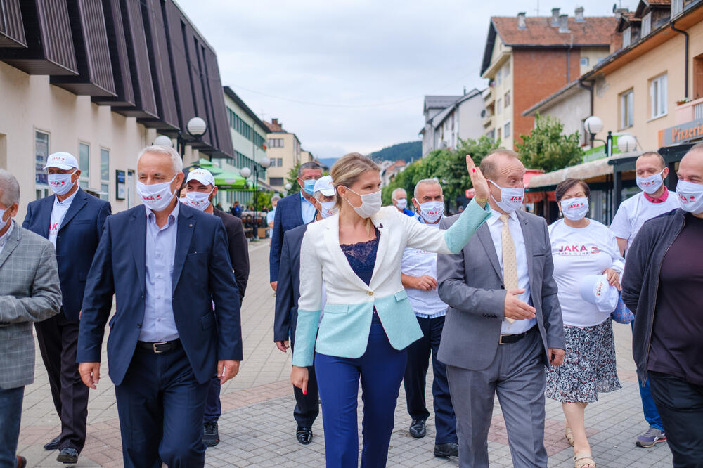 Vuksanović Stanković u Rožajama, Foto: SDP