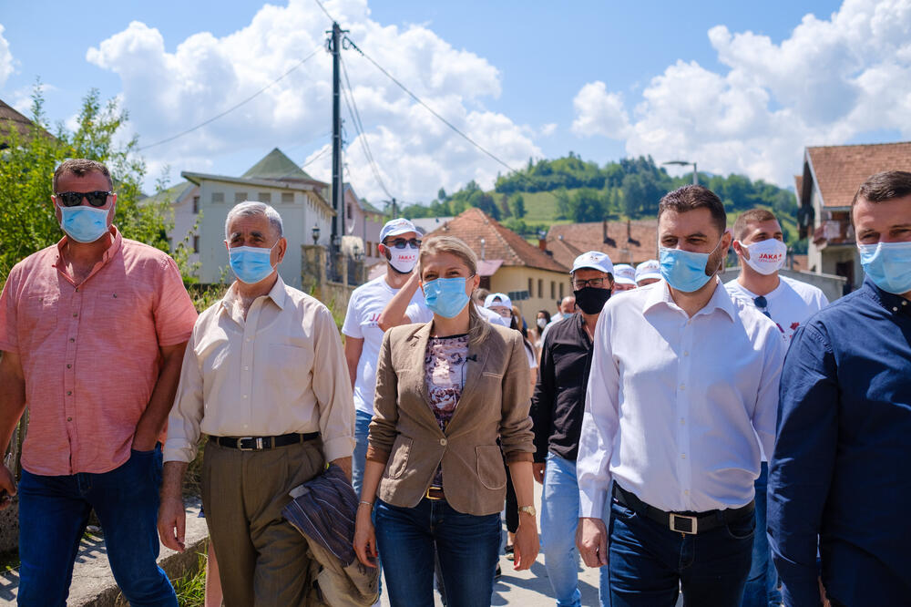 Vuksanović Stanković u Plavu, Foto: SDP