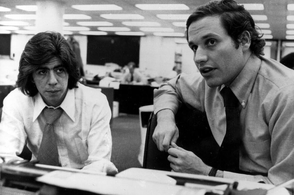 Bernštajn i Vudvord u redakciji Vašington posta 1973., Foto: AP Photo