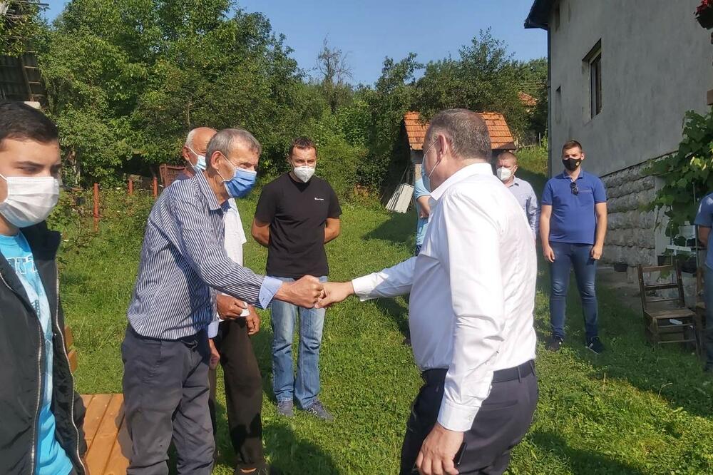 Simović u Beranama, Foto: Ministarstvo poljoprivrede i ruralnog razvoja