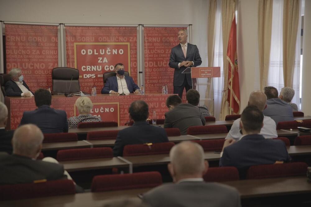 Đukanović danas u Danilovgradu, Foto: DPS